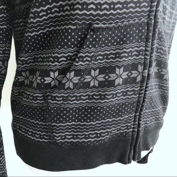 Nike | Black & Grey Zip Up Hoodie - Picture 7 of 8